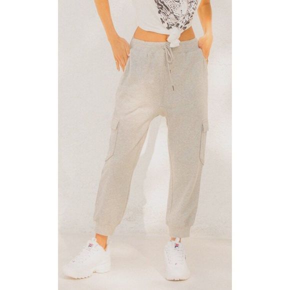 Hem & Thread Gray Baggy Athletic Jogger, NWT, SZ Small thru Large - Picture 2 of 7